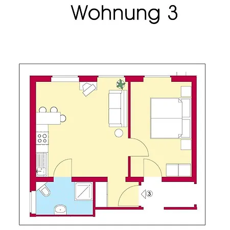 Appartement Haus Merian 3 *